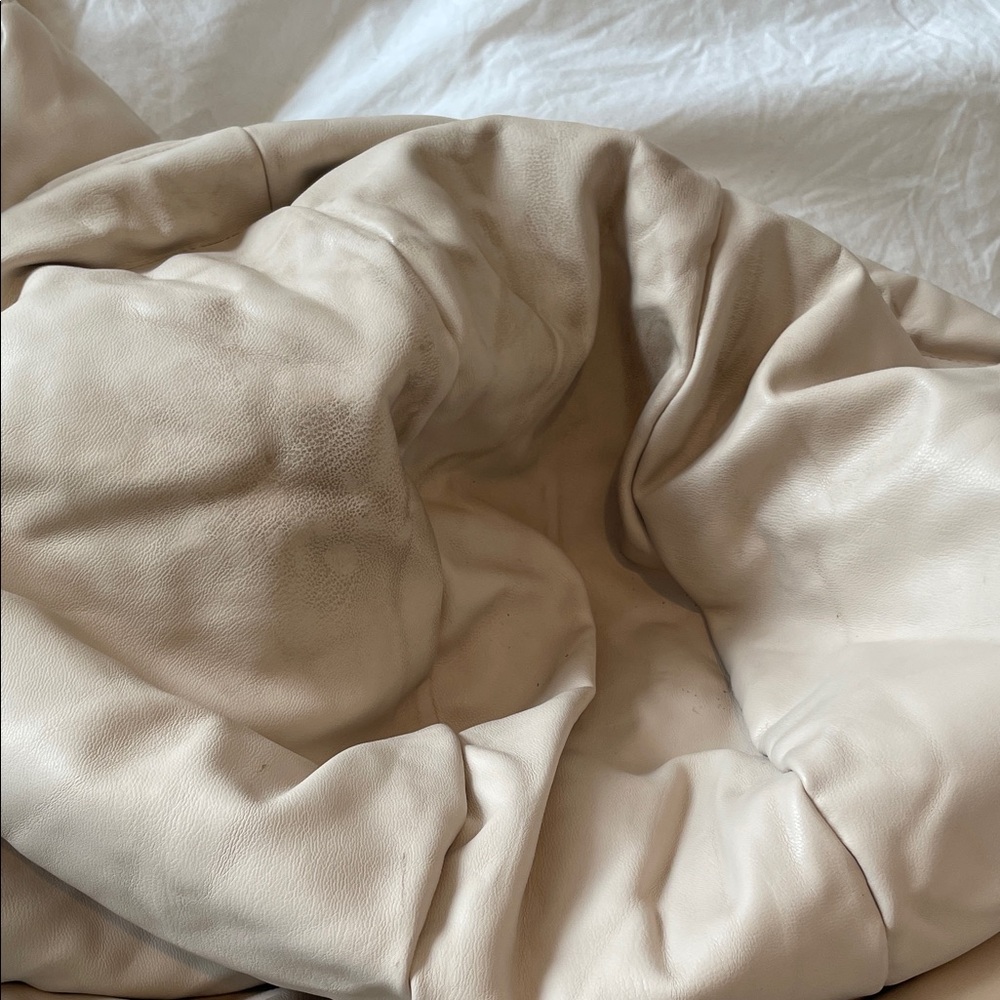 Zara Beige Hooded Puffer Coat - Picture 9 of 9